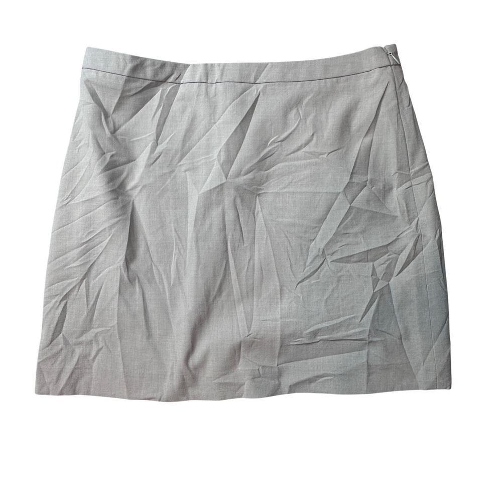 Express Skirt Womens 5/6 Gray Stretch Mini Career Professional NWT 36776